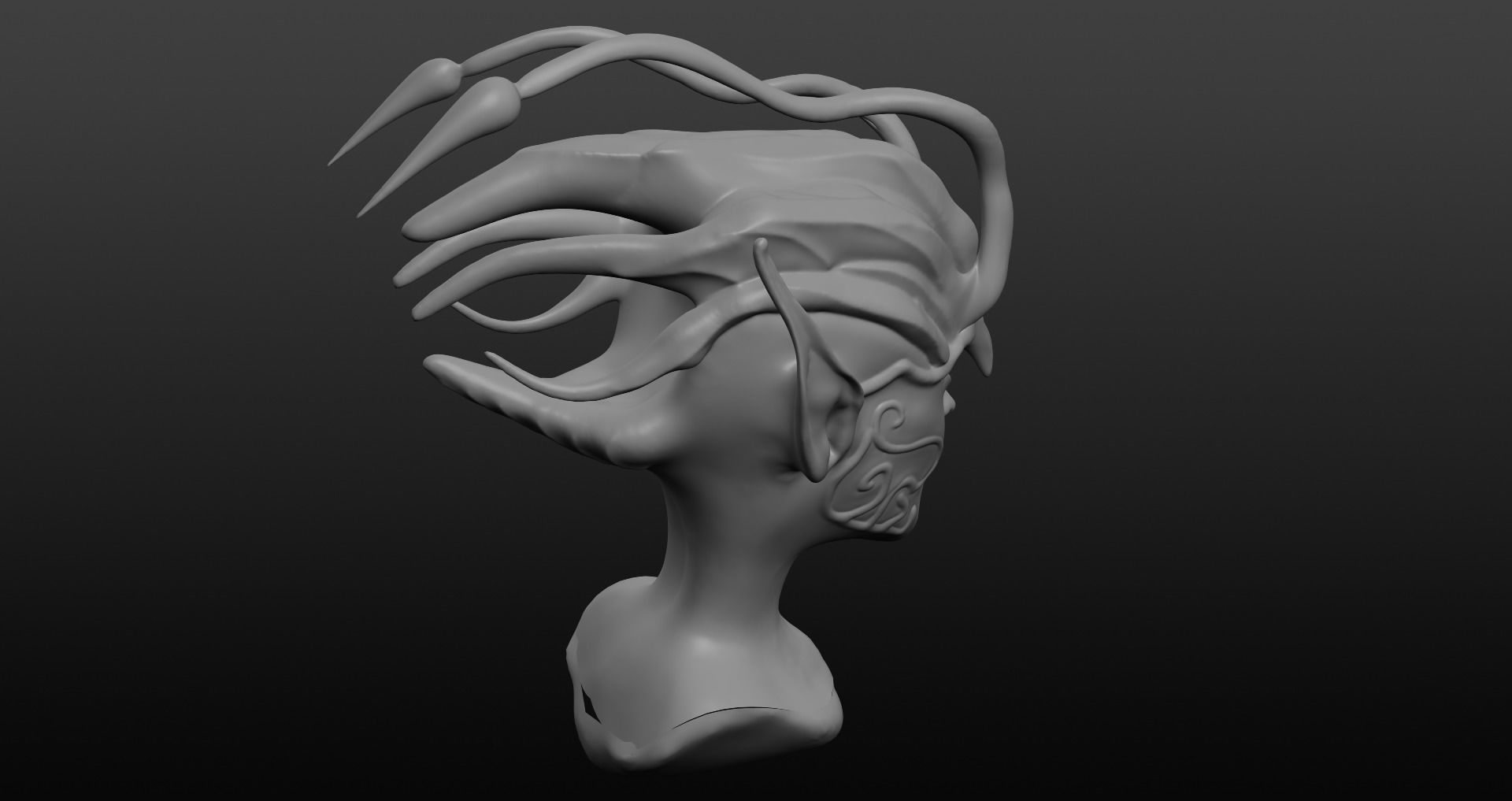 Fairy Character Low-poly 3D model_26