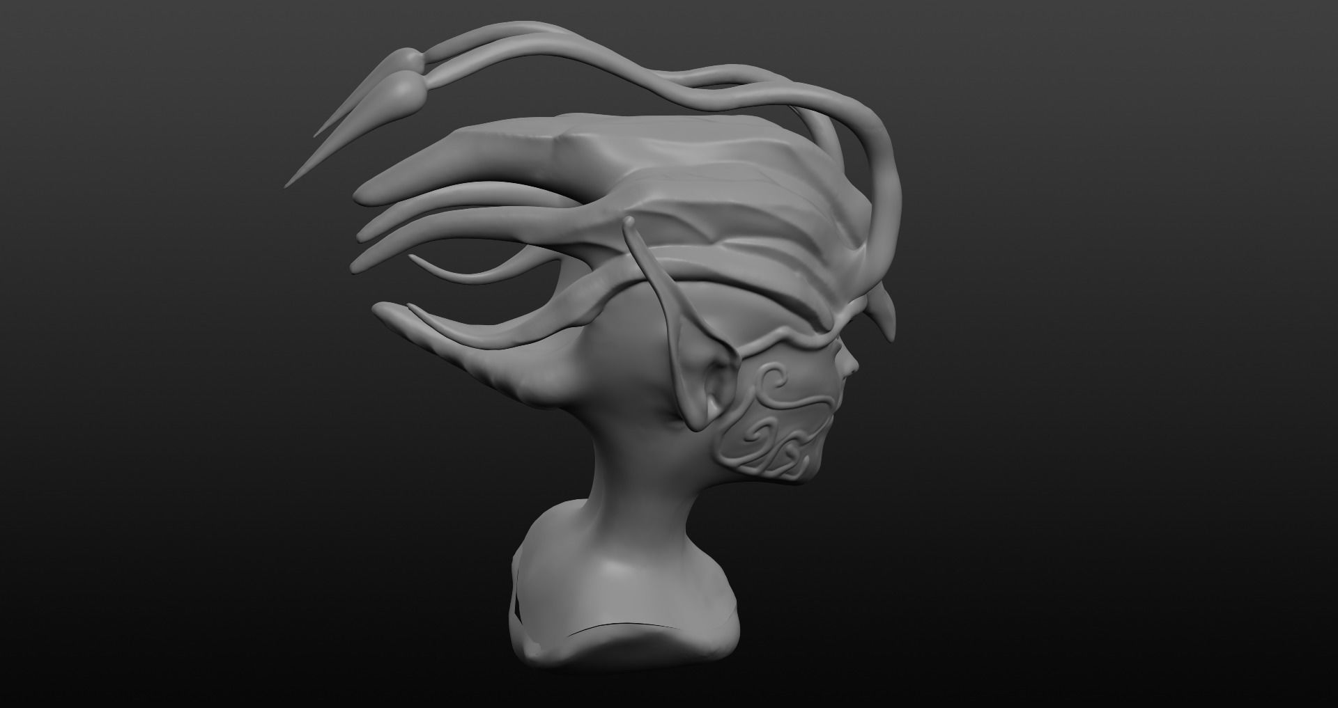 Fairy Character Low-poly 3D model_24