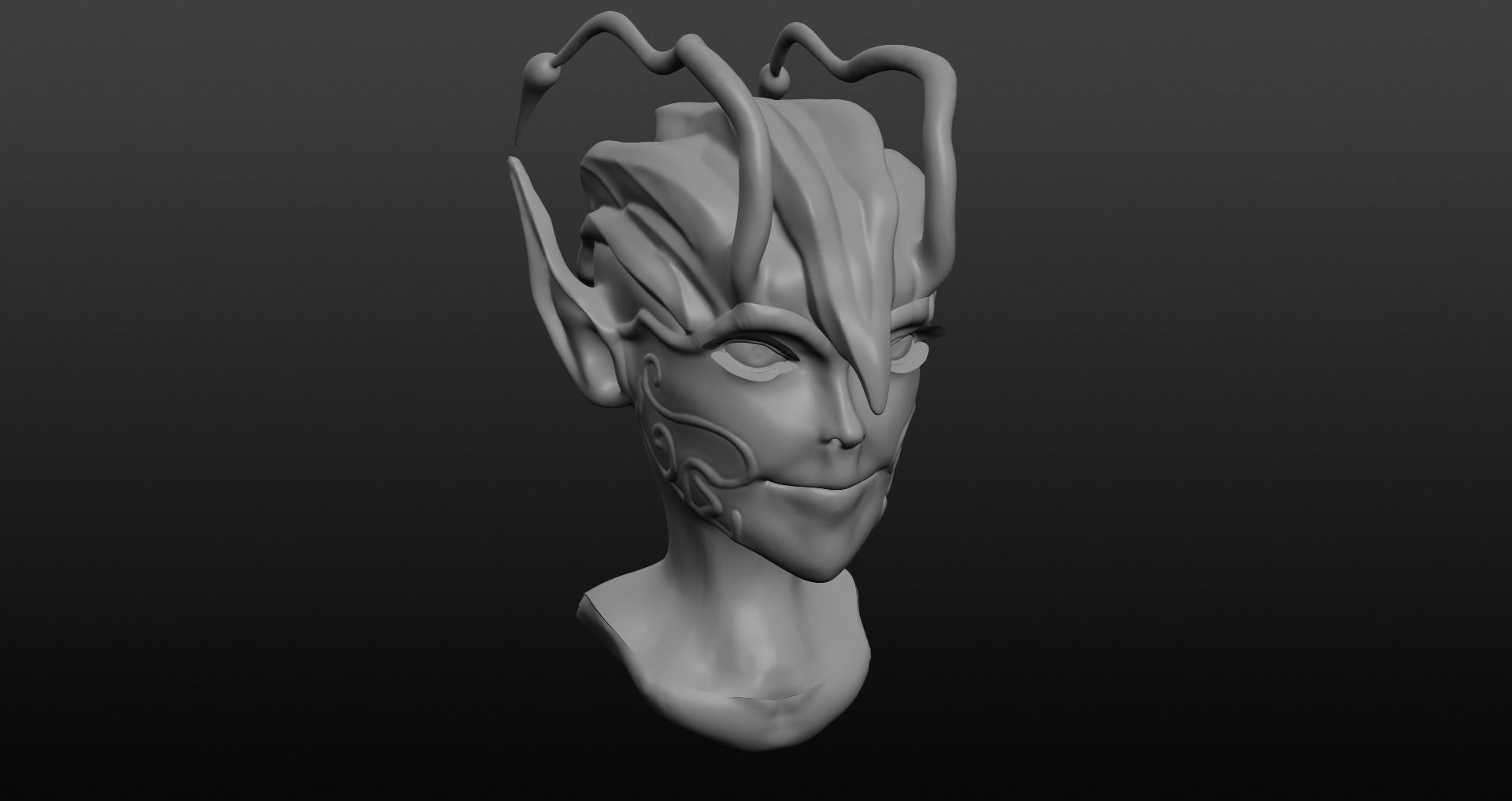 Fairy Character Low-poly 3D model_44