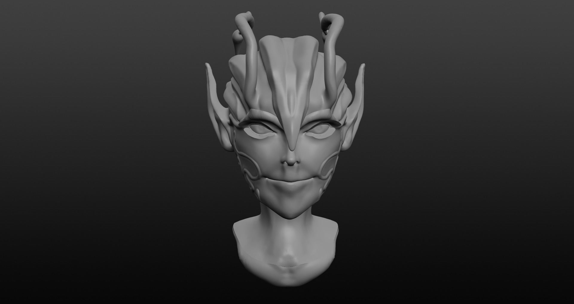 Fairy Character Low-poly 3D model_11