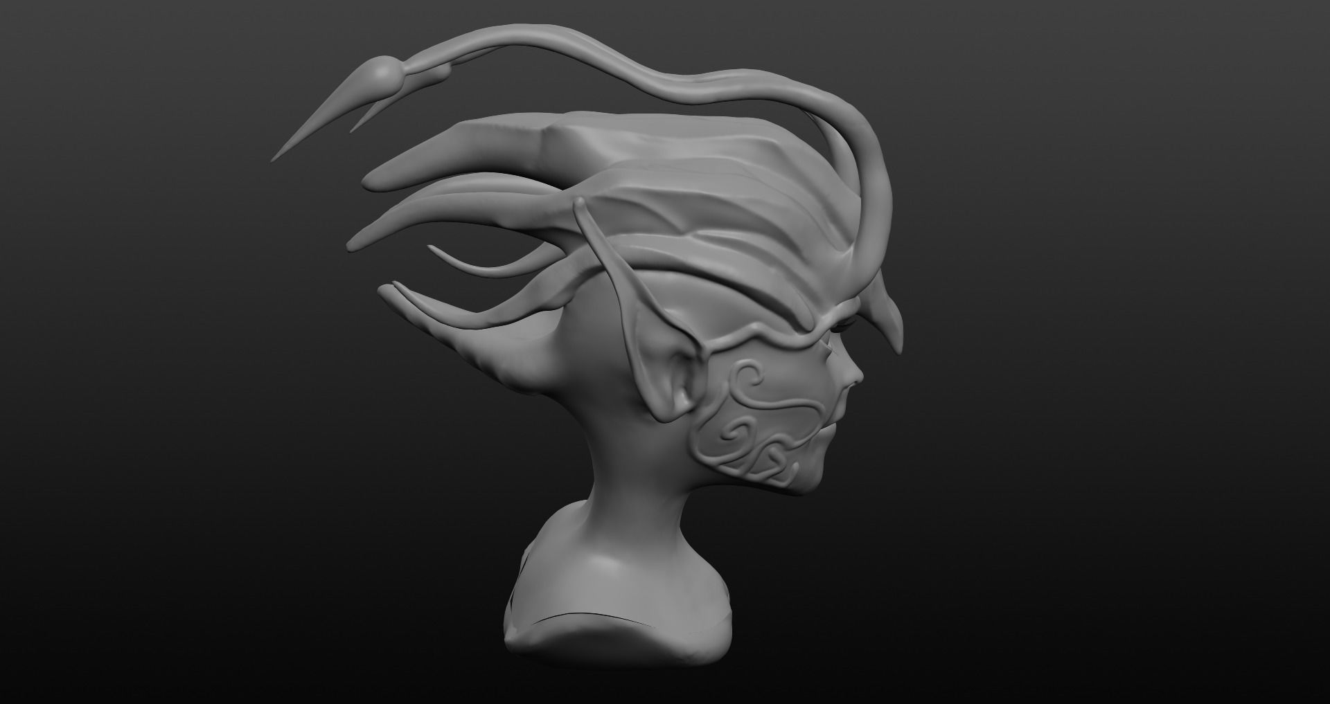 Fairy Character Low-poly 3D model_21