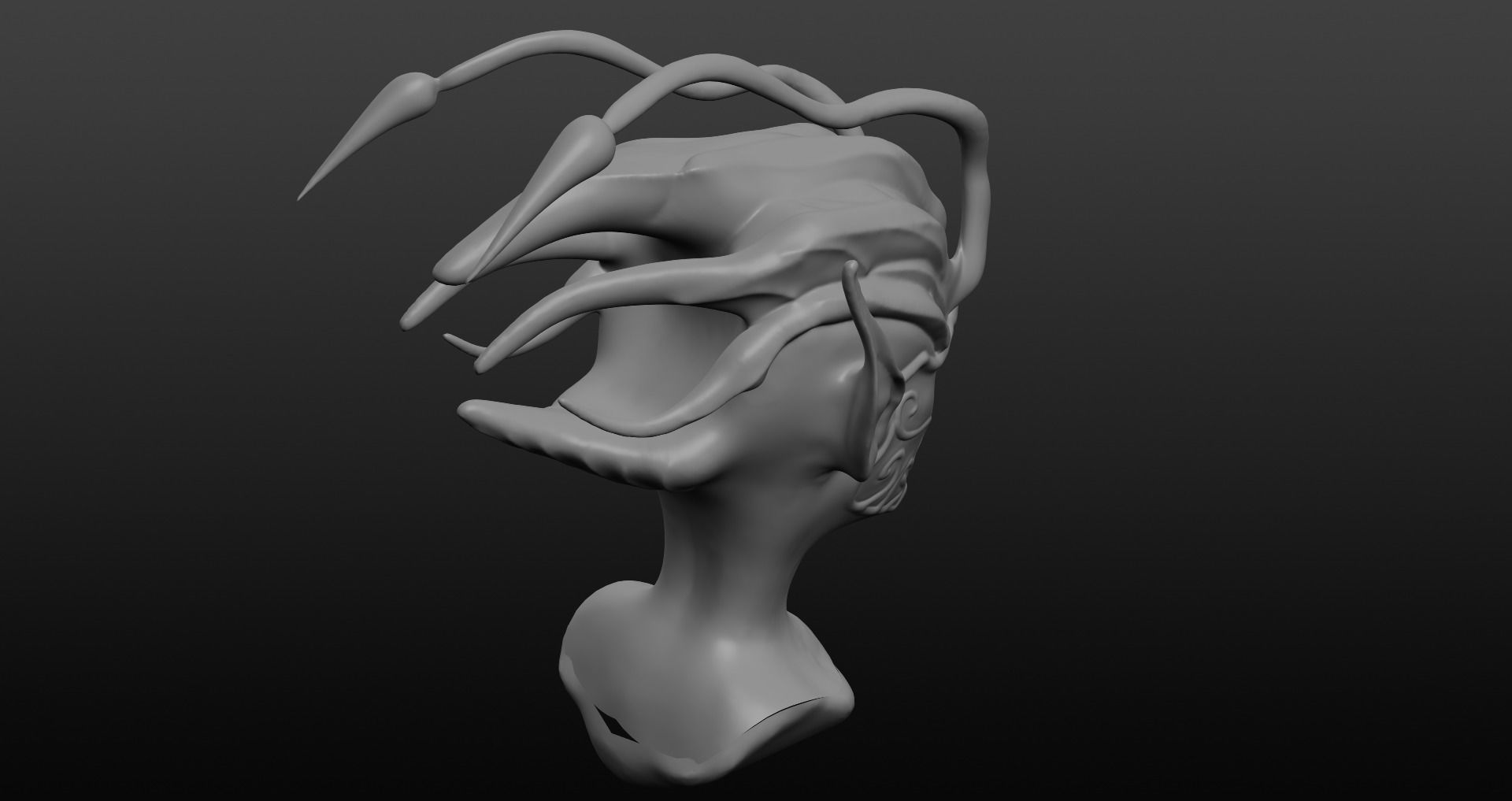 Fairy Character Low-poly 3D model_29