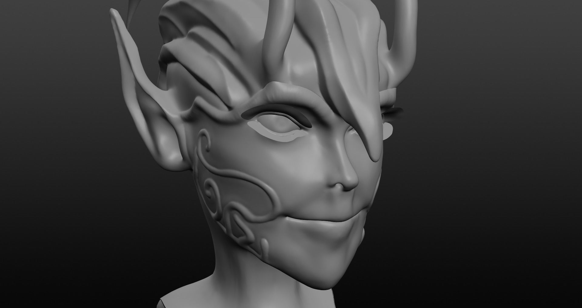 Fairy Character Low-poly 3D model_39