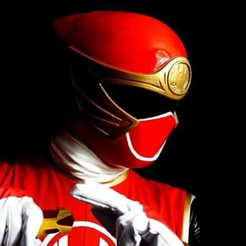 Power Ranger Ninja Storm - Hurricanger Red Helmet 3D print model_4