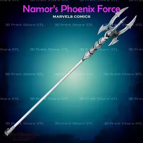 Phoenix Force Namor Trident Cosplay MCU - STL File