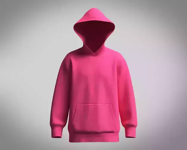 Mens Hoodie-PINK