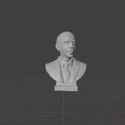 Barack Obama 3D print model
