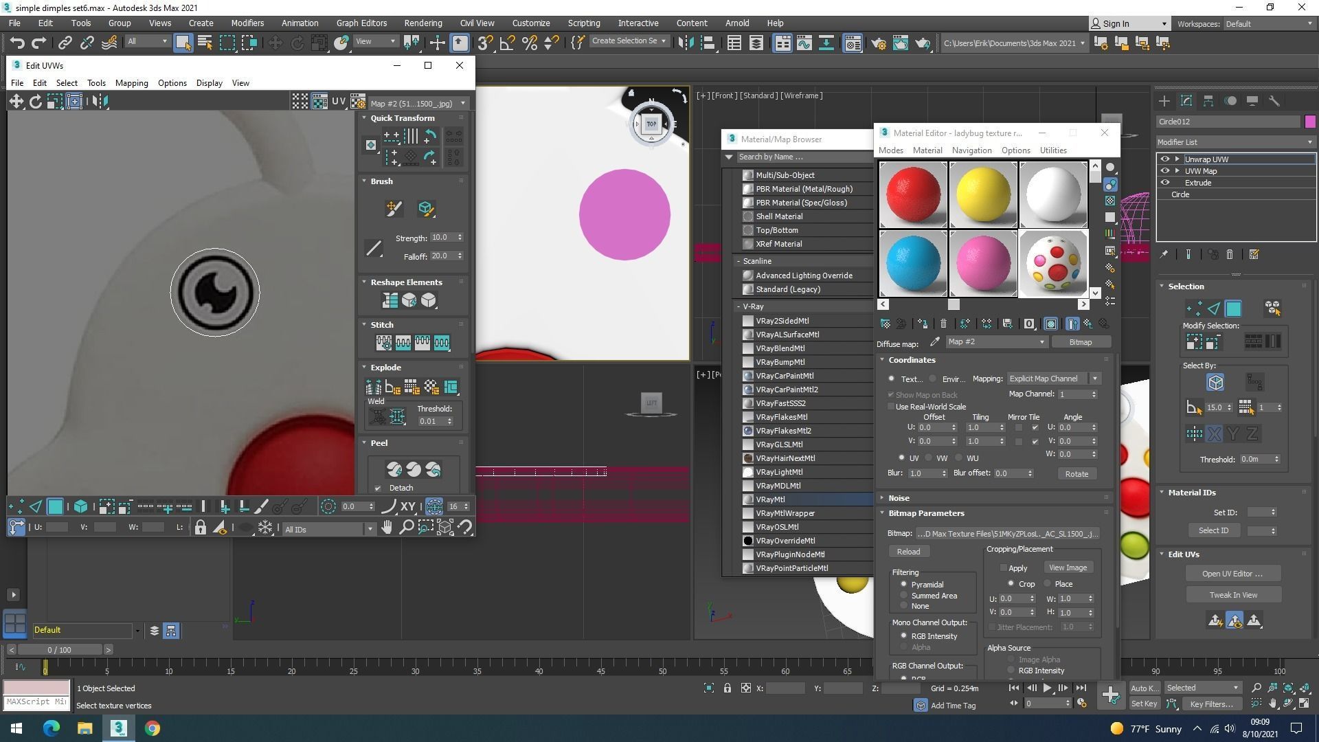 Simple Dimples Set 3D model_29