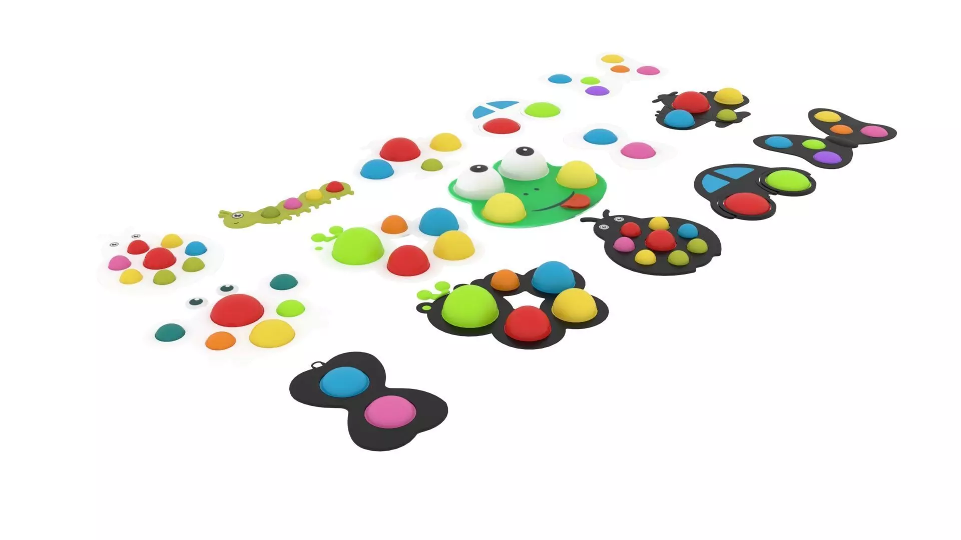 Simple Dimples Set 3D model_0