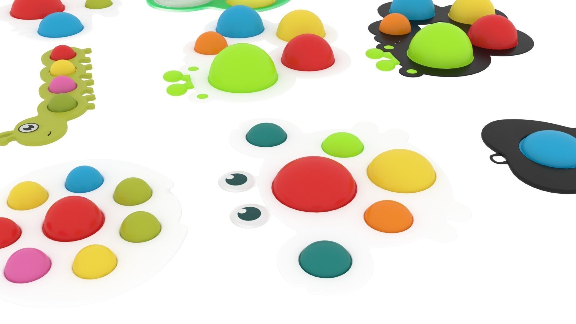 Simple Dimples Set 3D model_14