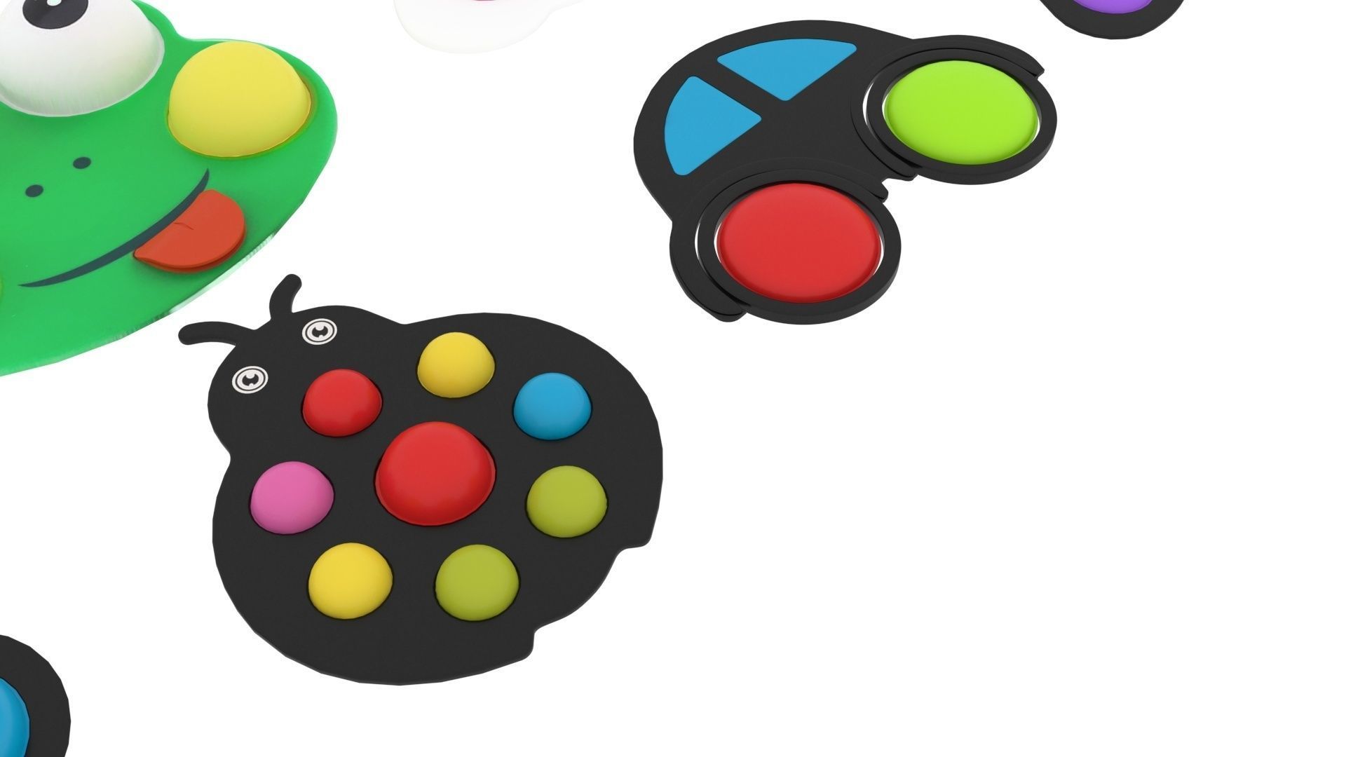 Simple Dimples Set 3D model_12