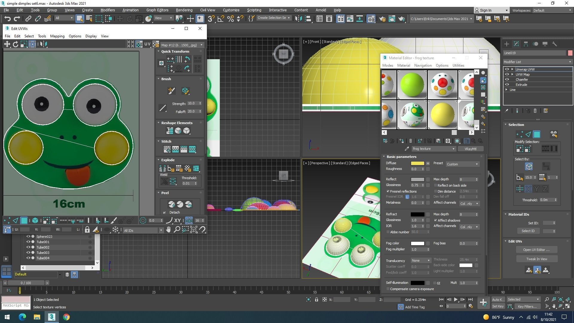 Simple Dimples Set 3D model_32