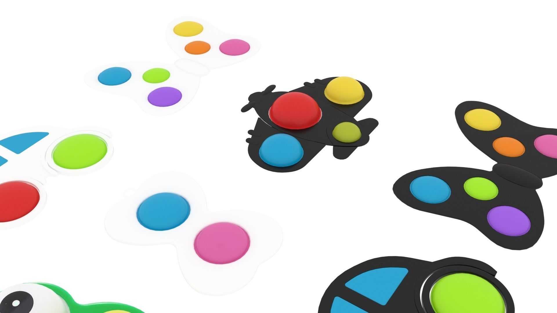 Simple Dimples Set 3D model_13