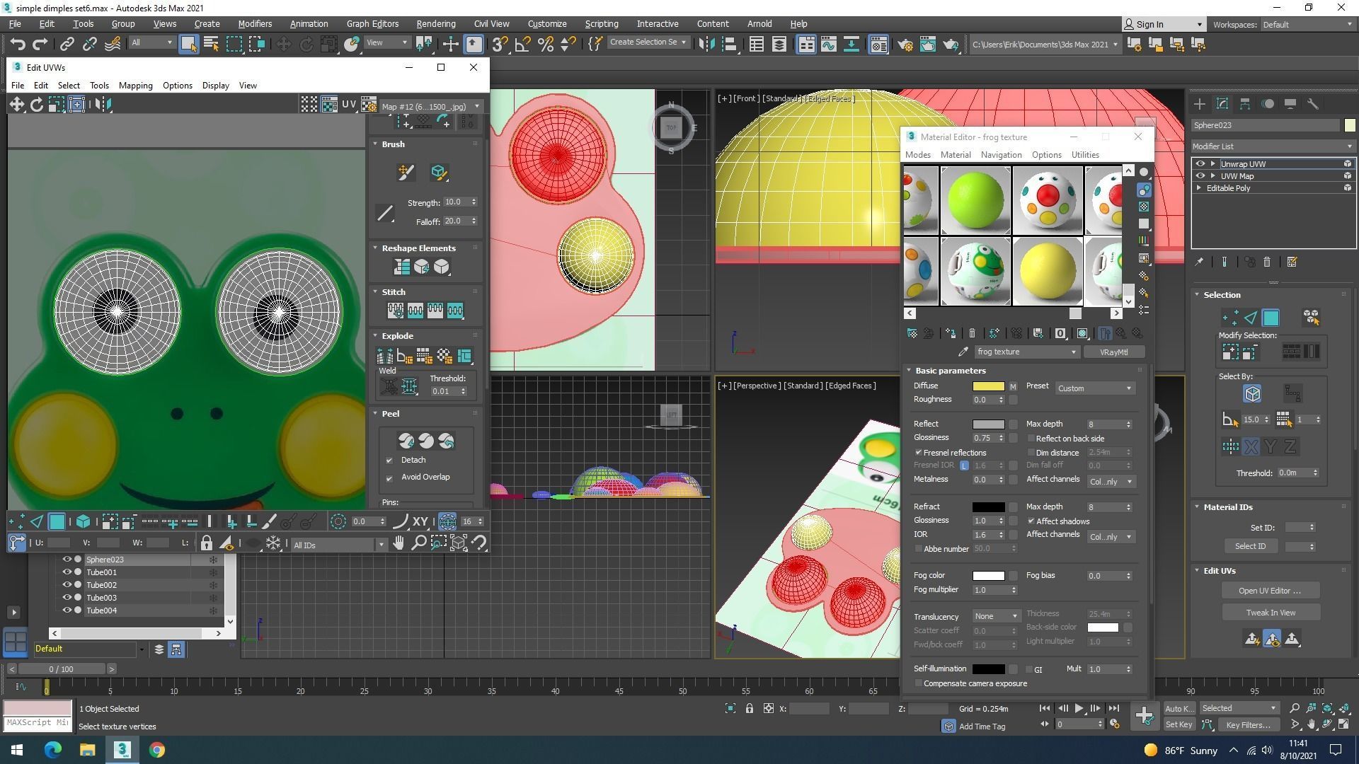 Simple Dimples Set 3D model_33
