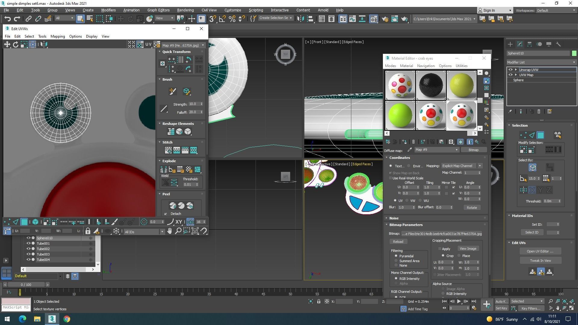 Simple Dimples Set 3D model_30