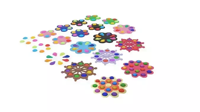 Spinner Simple Dimples Set