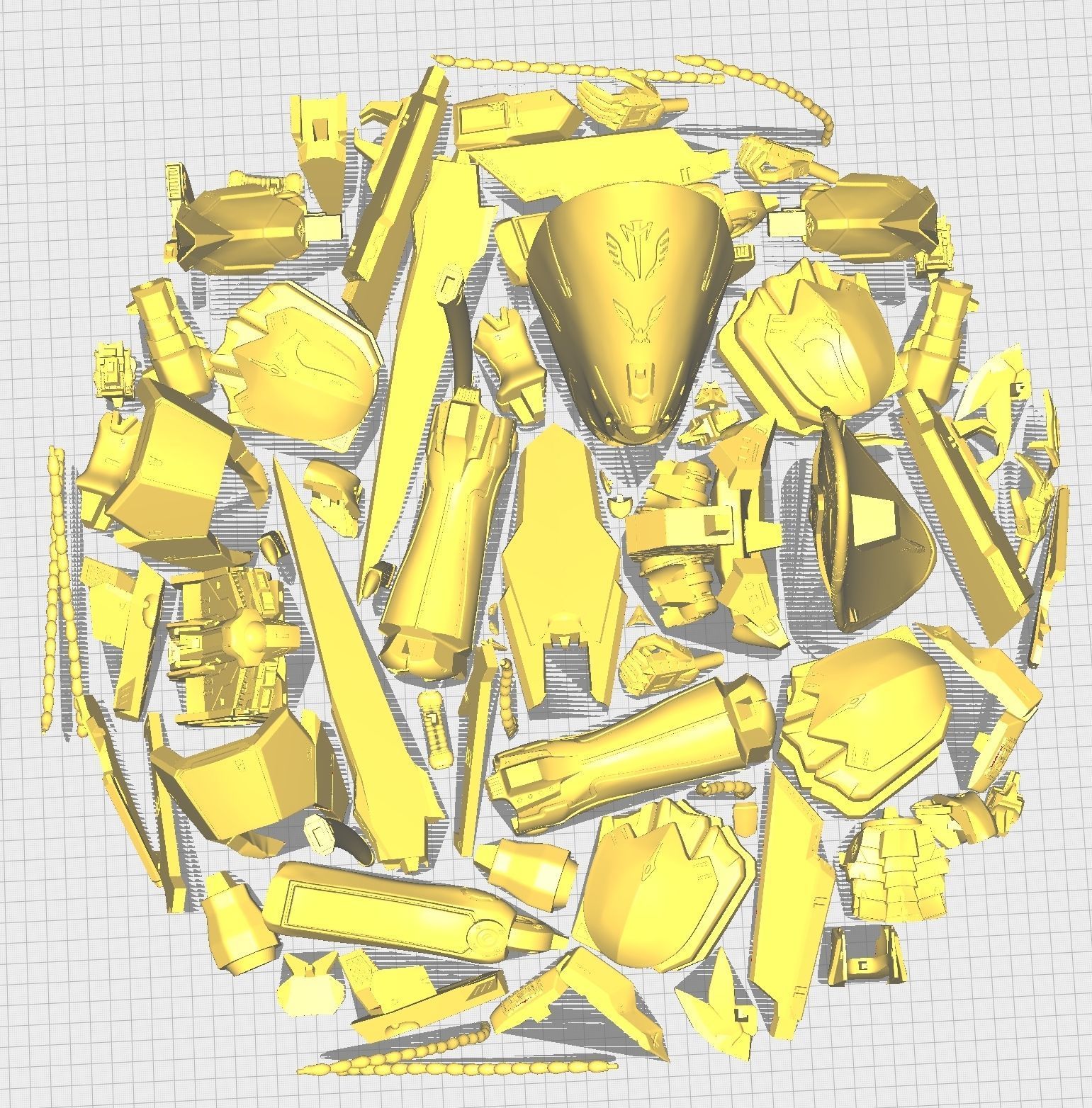 KNIGHT of GOLD 3D print model_22