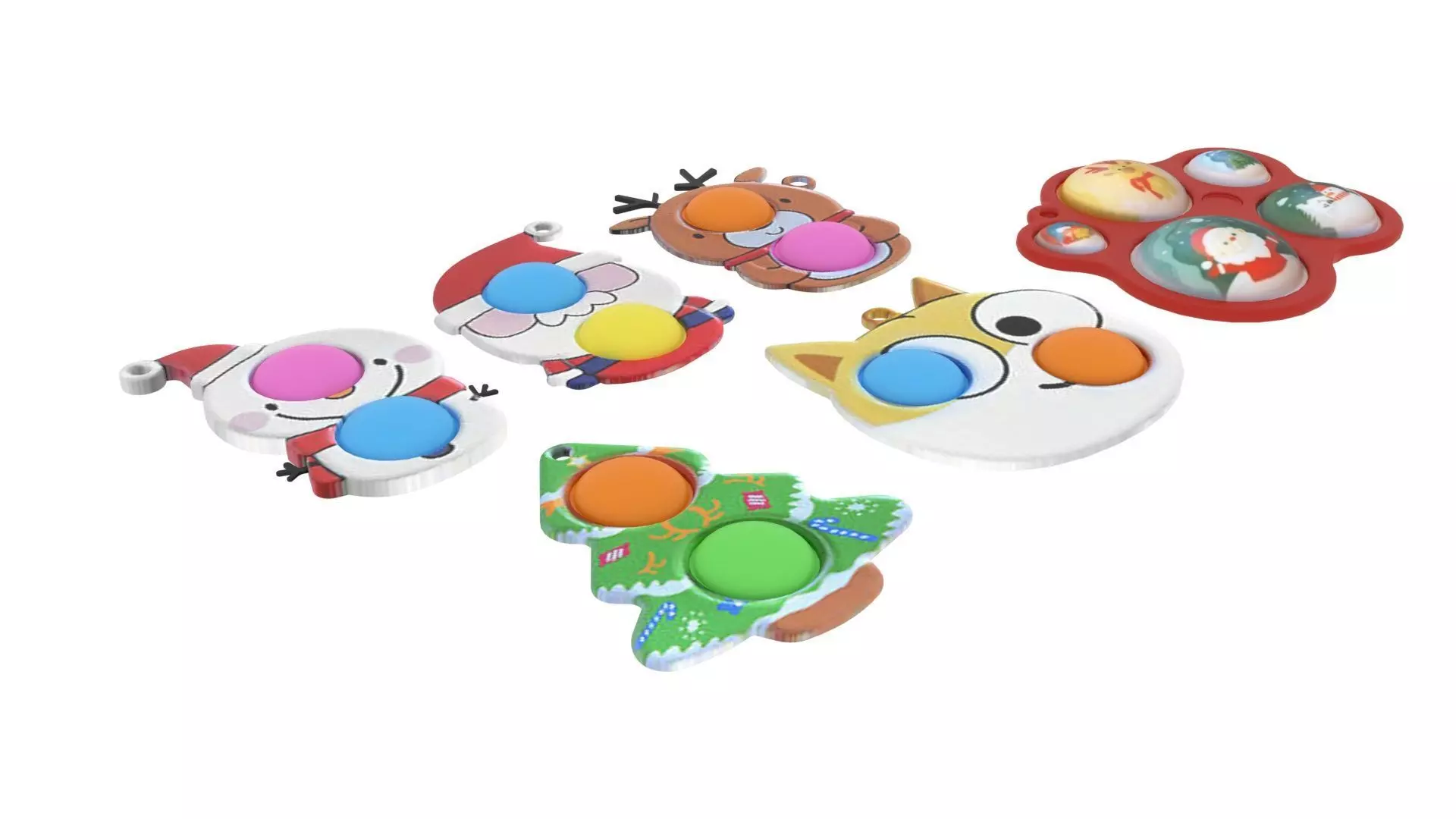 Christmas Simple Dimples Set 3D model_0