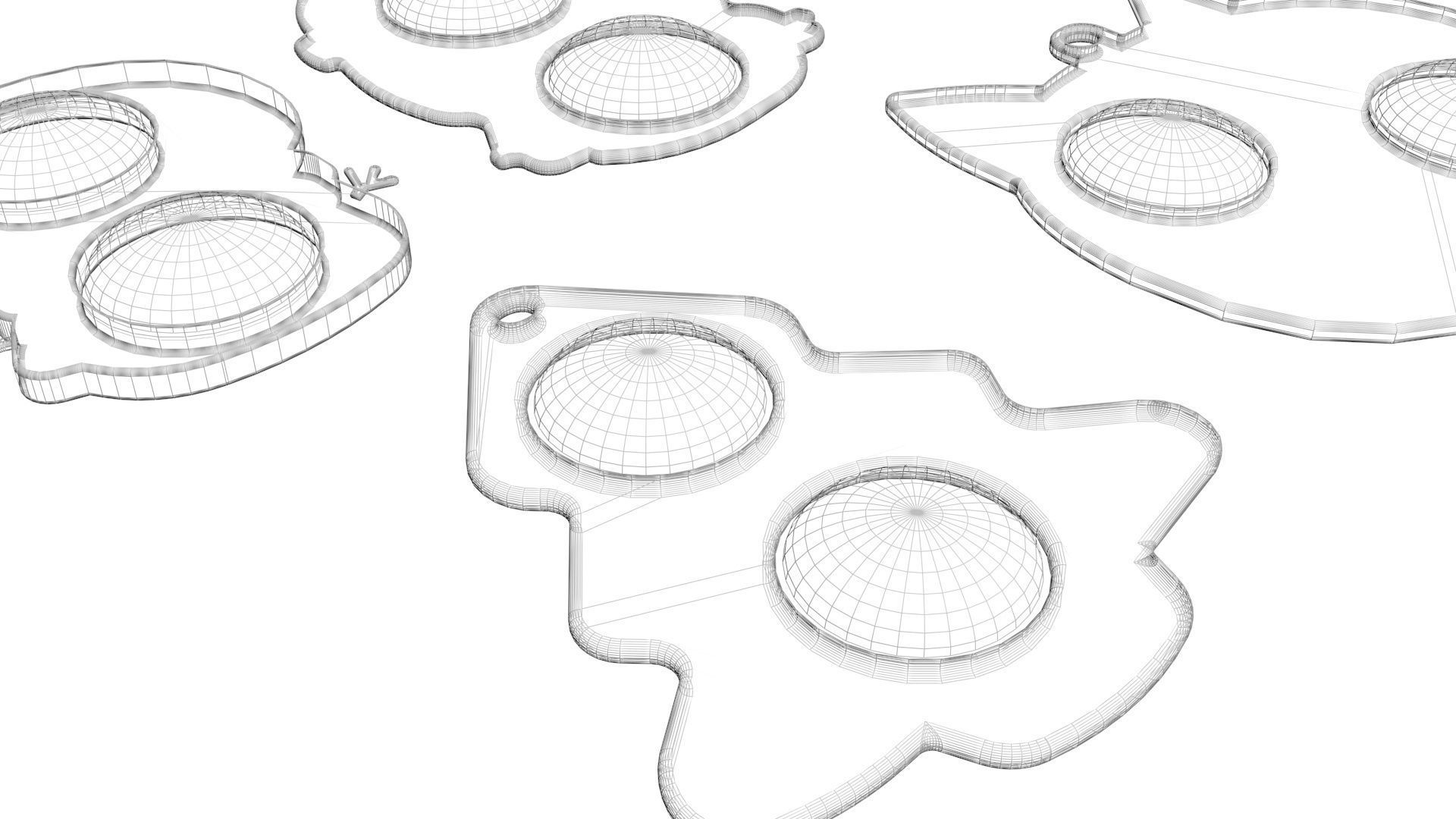 Christmas Simple Dimples Set 3D model_18