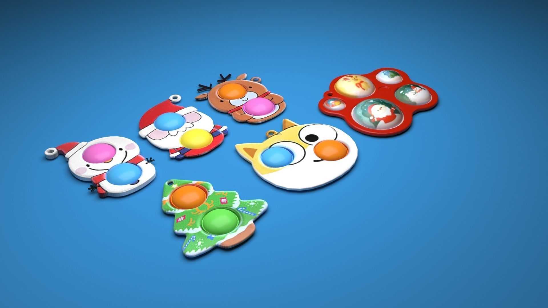 Christmas Simple Dimples Set 3D model_22