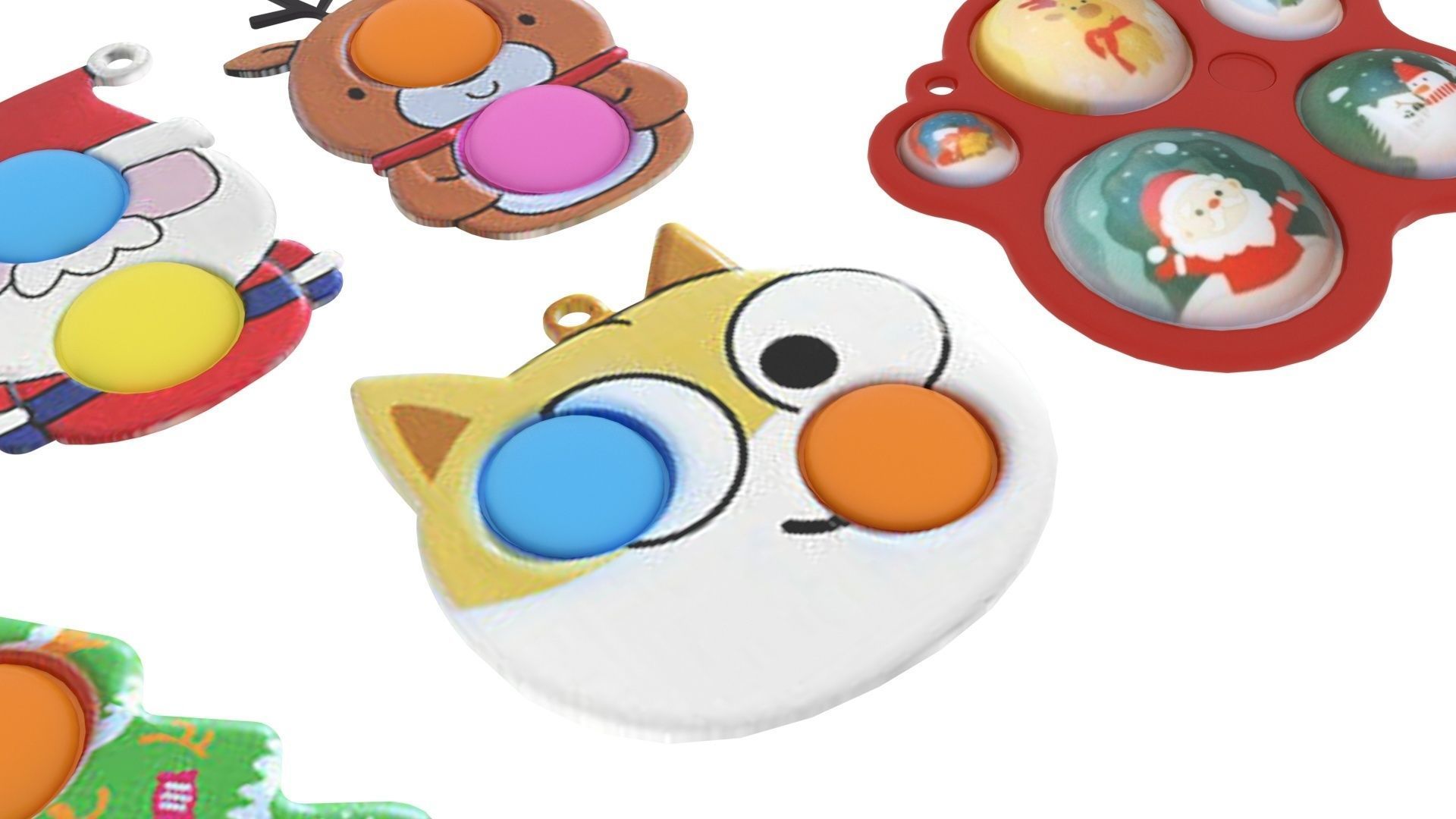 Christmas Simple Dimples Set 3D model_9