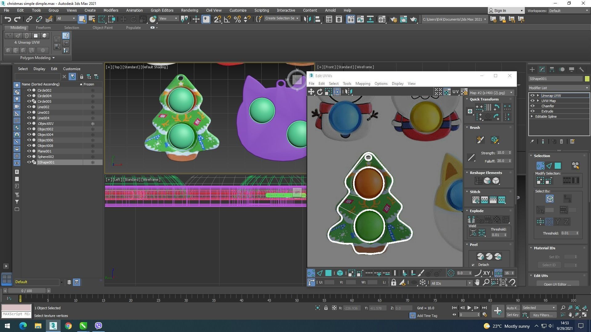 Christmas Simple Dimples Set 3D model_29