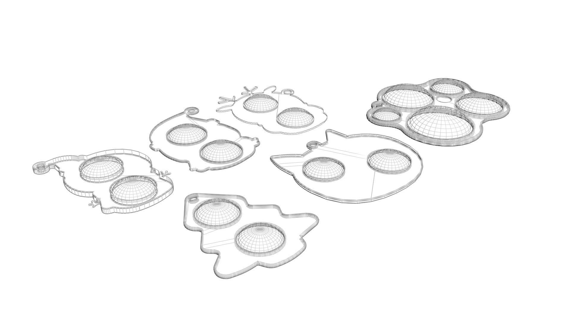 Christmas Simple Dimples Set 3D model_14