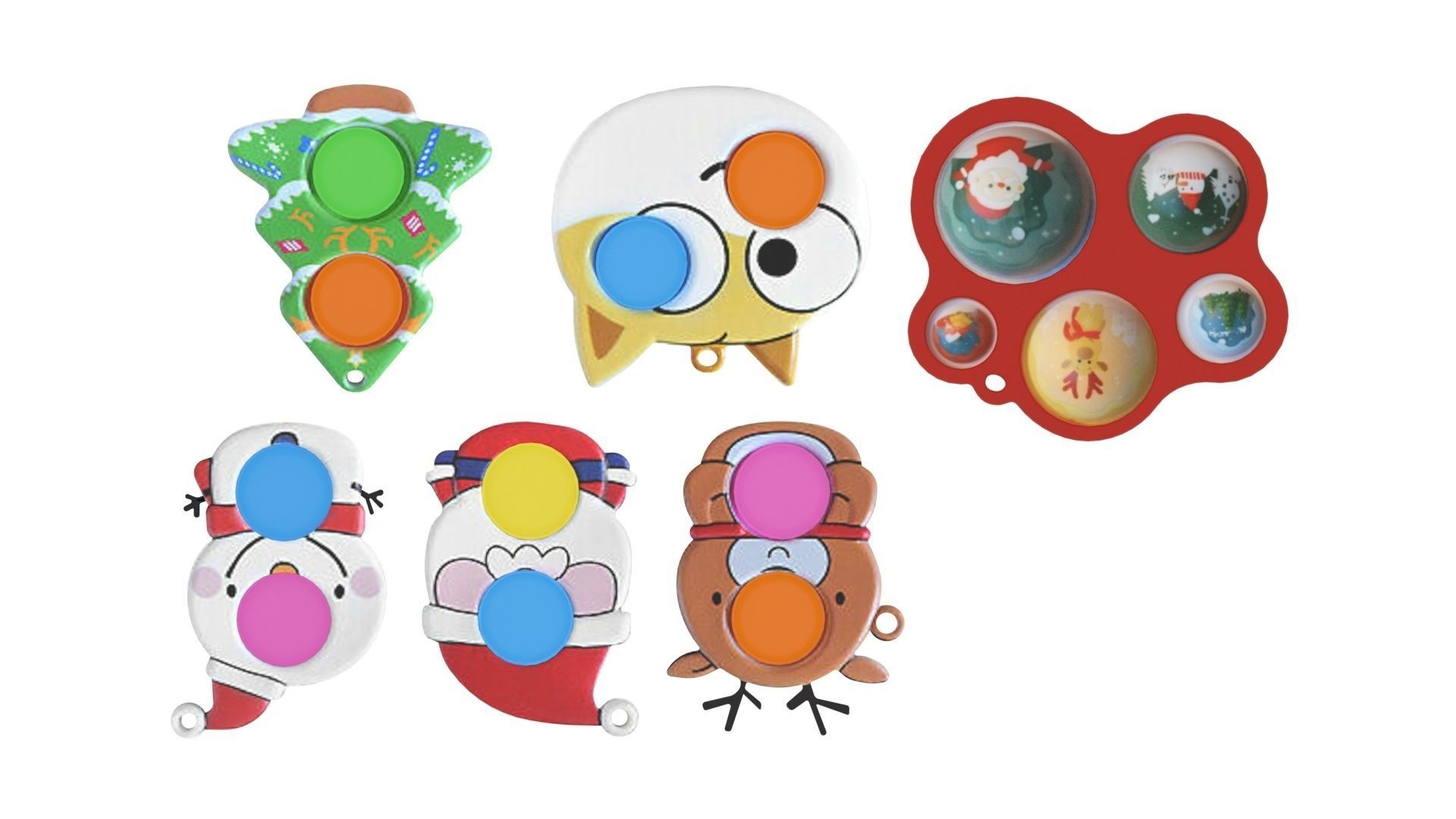 Christmas Simple Dimples Set 3D model_13