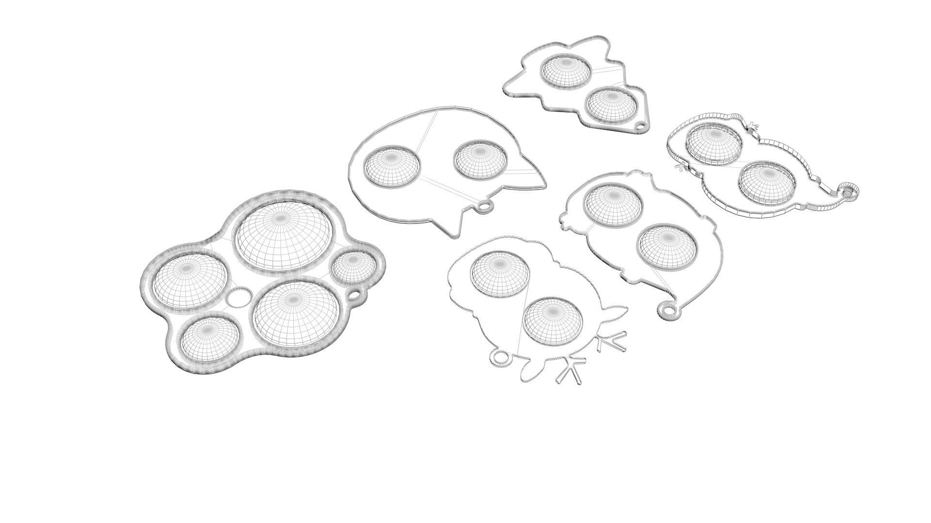 Christmas Simple Dimples Set 3D model_16