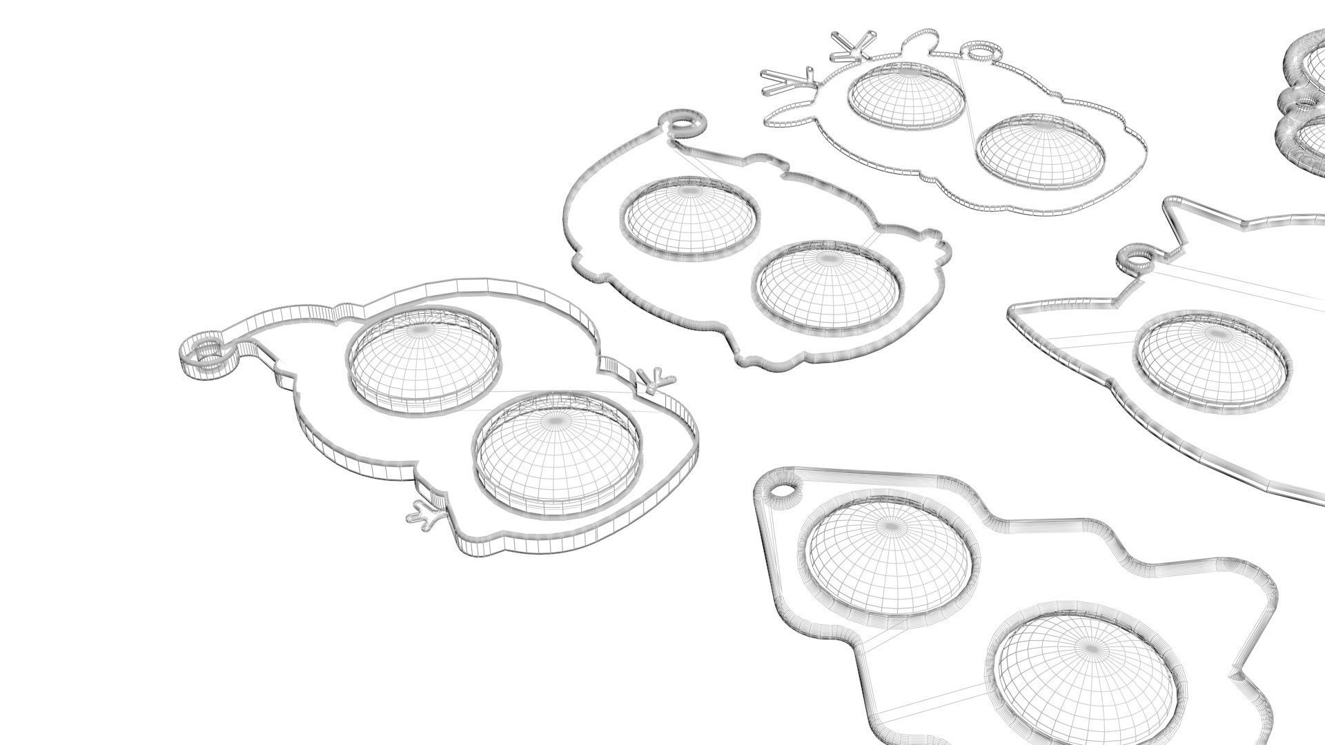 Christmas Simple Dimples Set 3D model_20