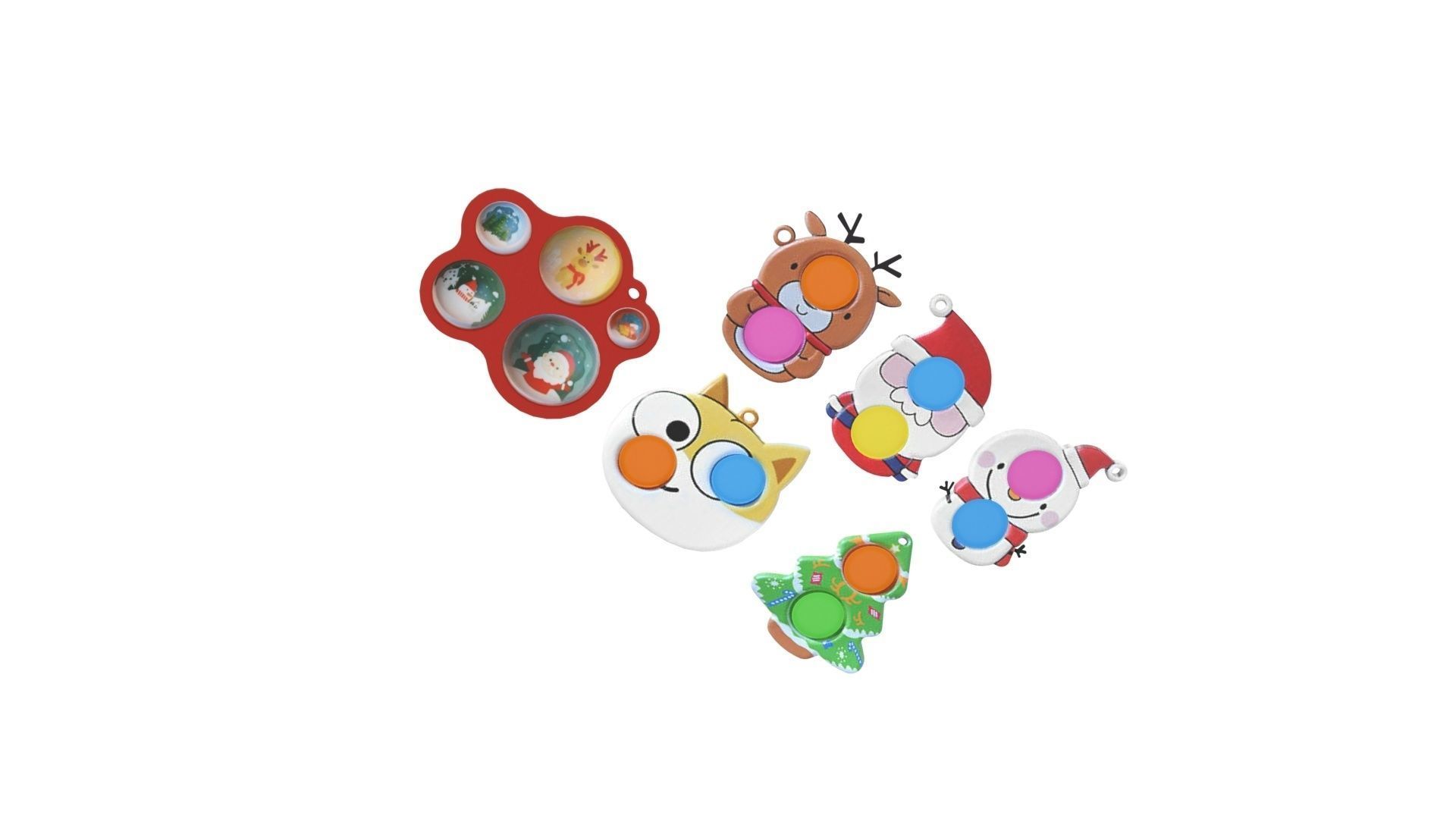 Christmas Simple Dimples Set 3D model_6