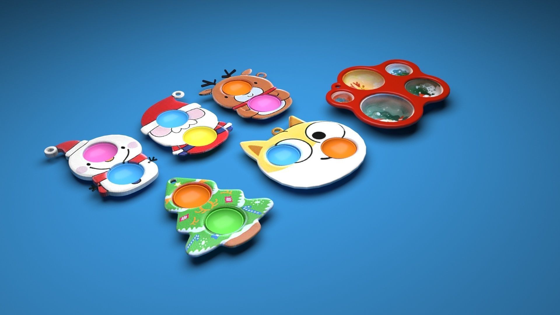 Christmas Simple Dimples Set 3D model_23