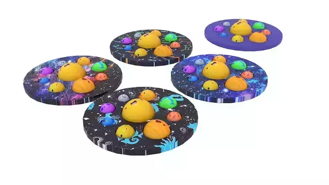 Planets Simple Dimples Set