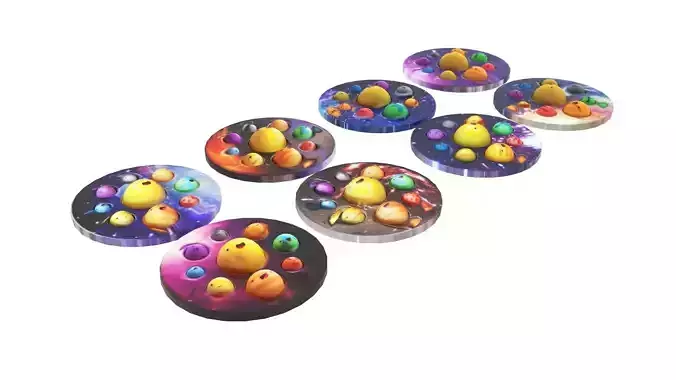 Planets Simple Dimples Set