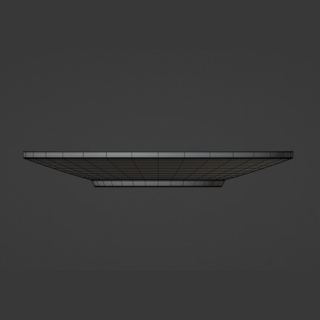 Cup - Orange Low-poly 3D model_8