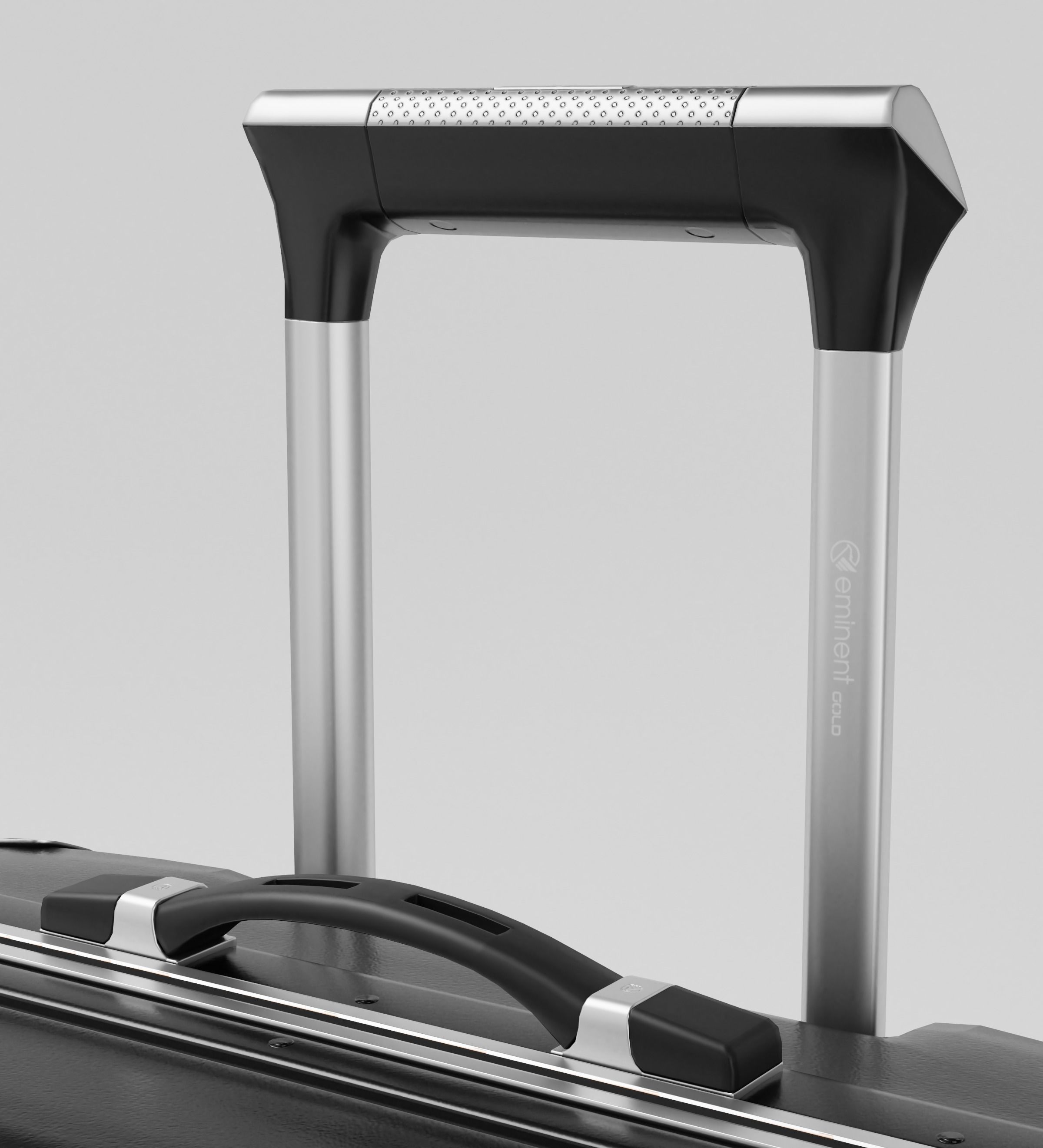 Modern Travel Suitcase Low-poly 3D model_6