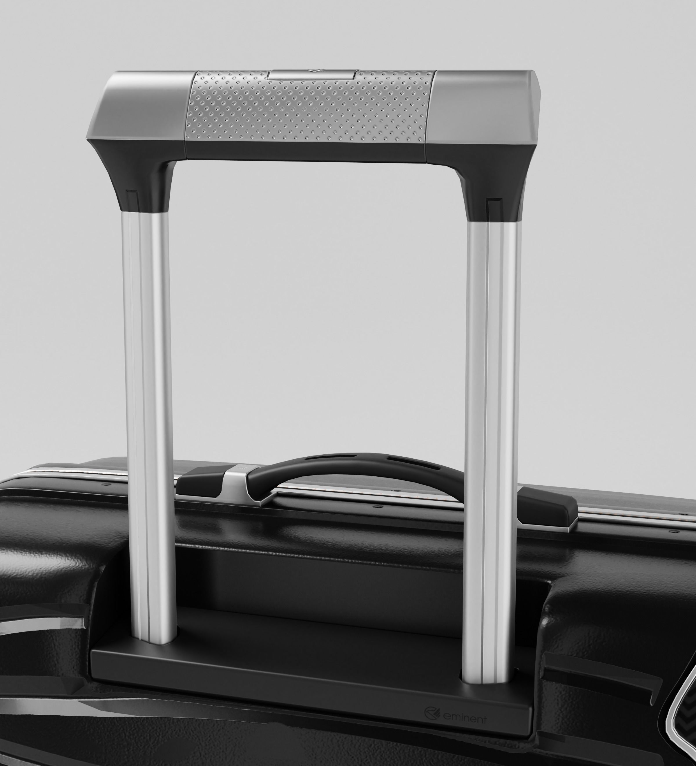 Modern Travel Suitcase Low-poly 3D model_9