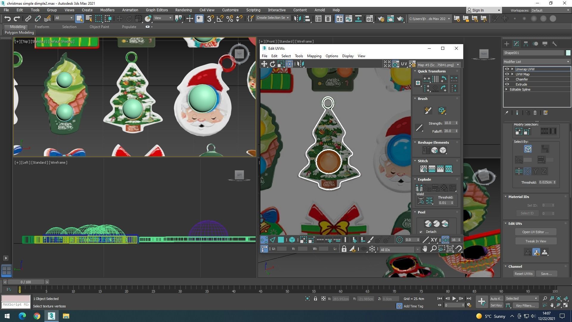 Christmas Simple Dimples Set 3D model_33