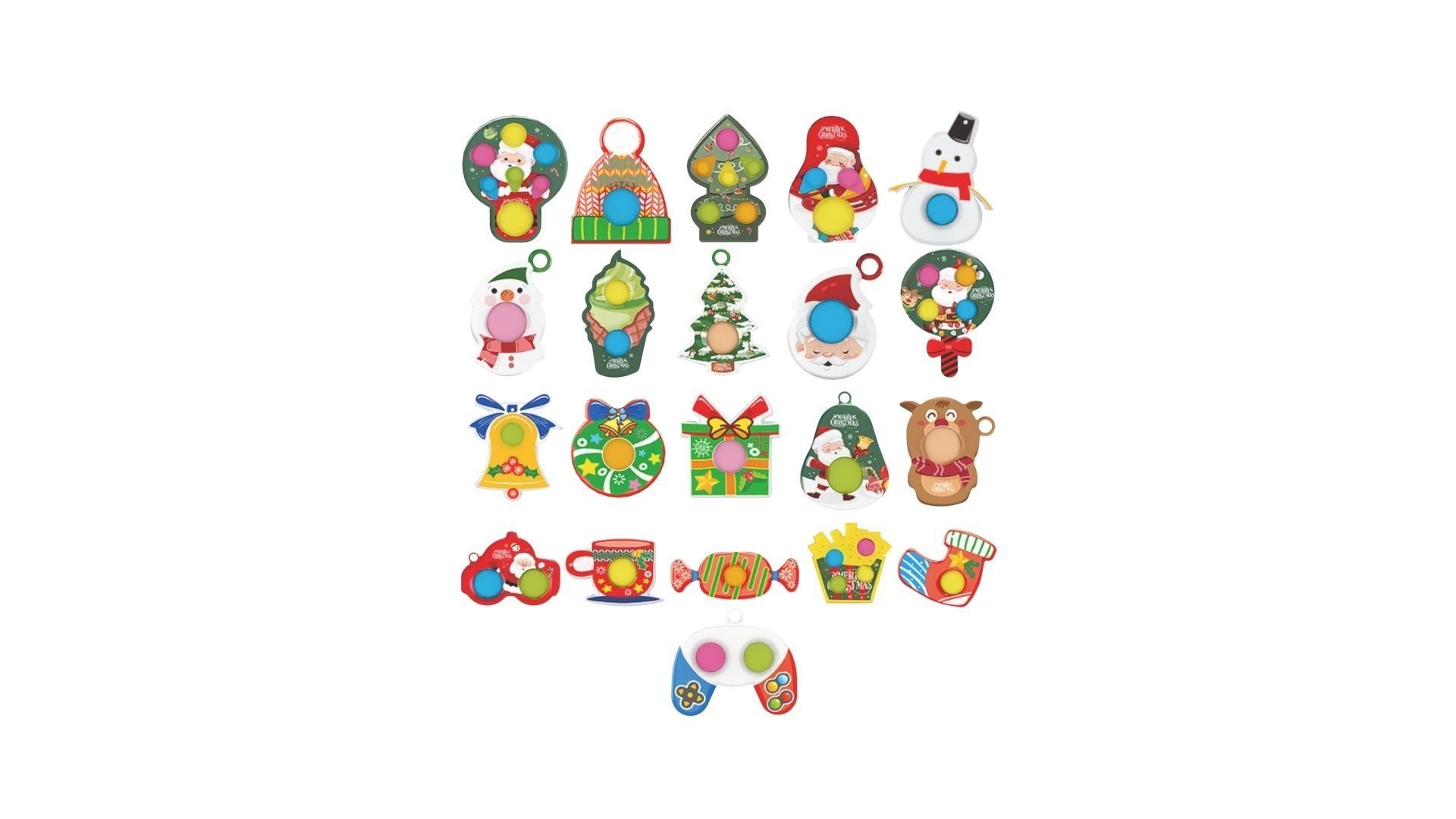 Christmas Simple Dimples Set 3D model_8