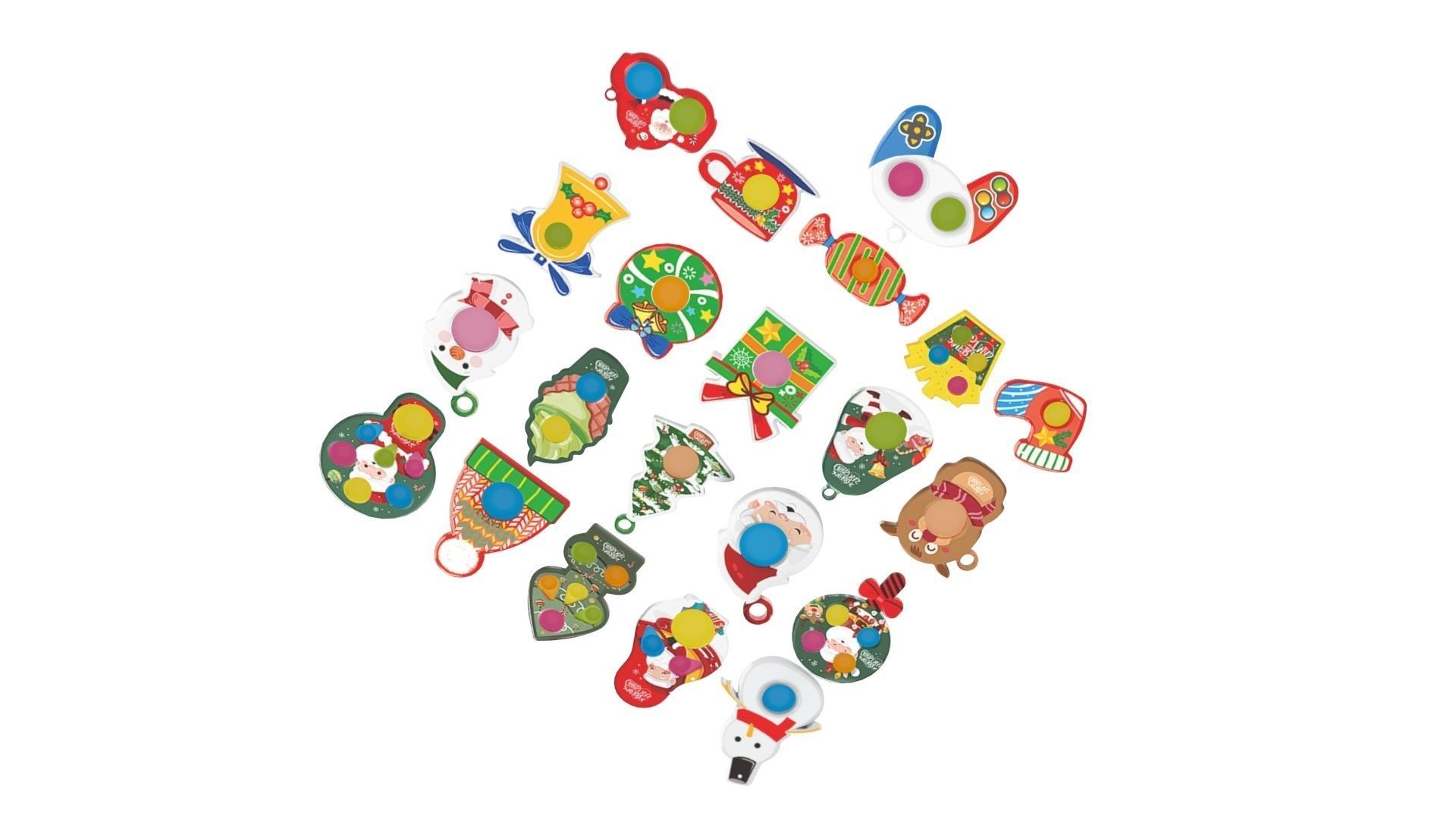 Christmas Simple Dimples Set 3D model_4