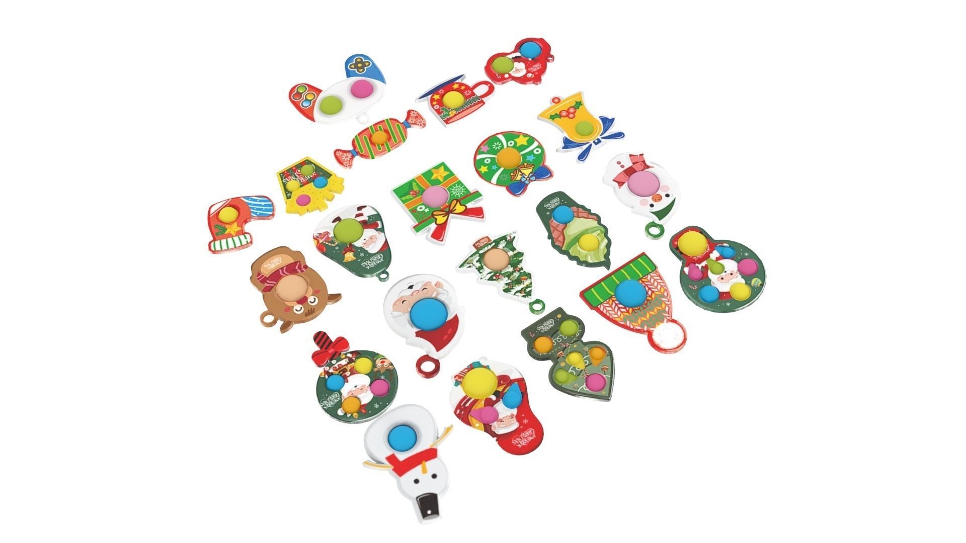 Christmas Simple Dimples Set 3D model_2