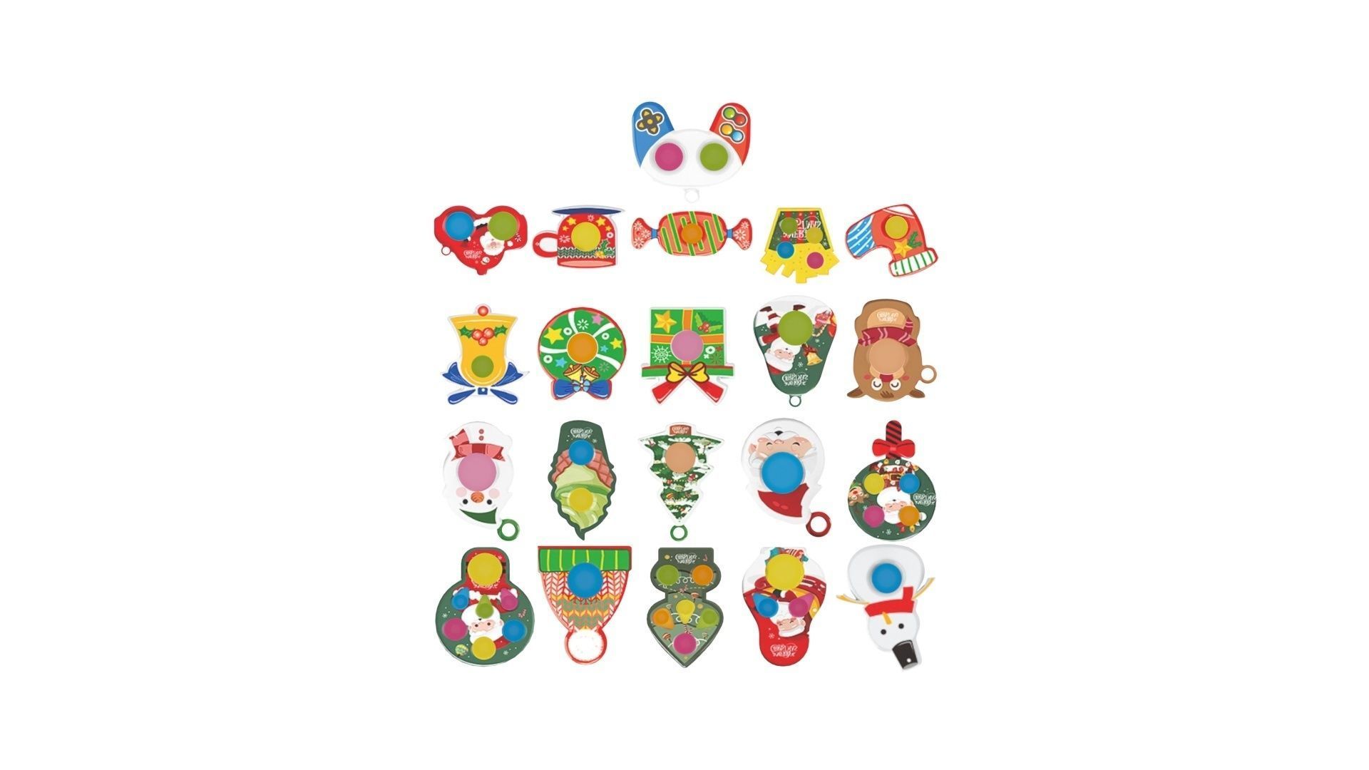 Christmas Simple Dimples Set 3D model_9