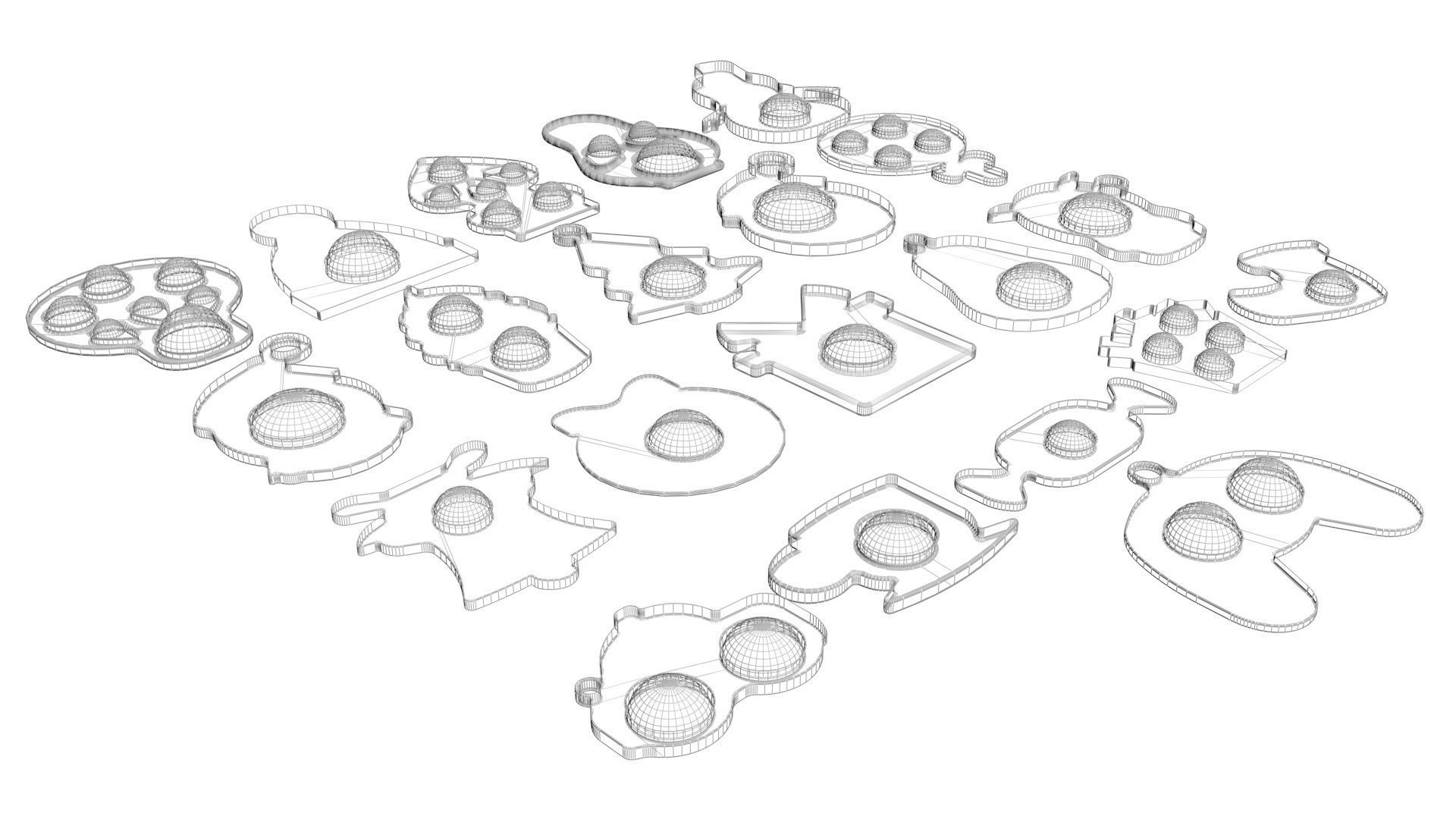 Christmas Simple Dimples Set 3D model_10