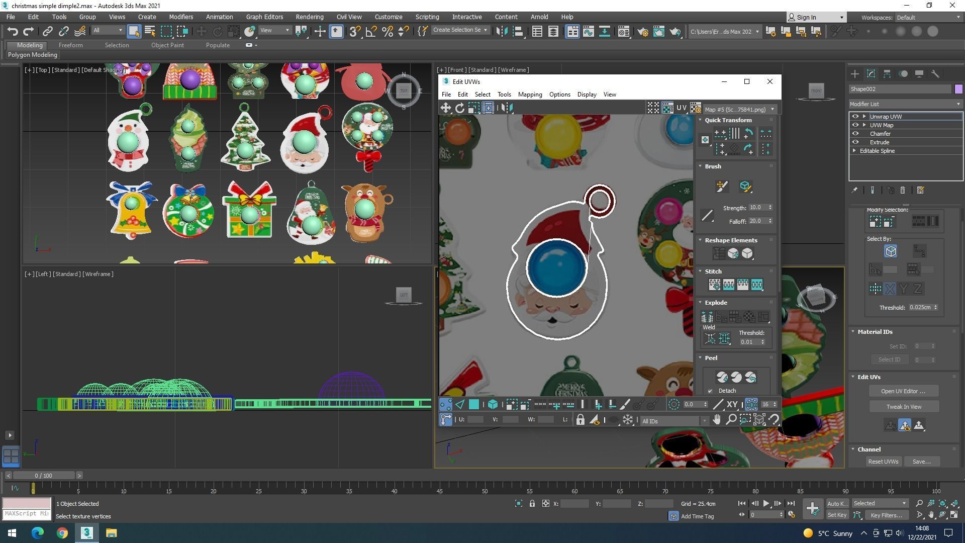Christmas Simple Dimples Set 3D model_36