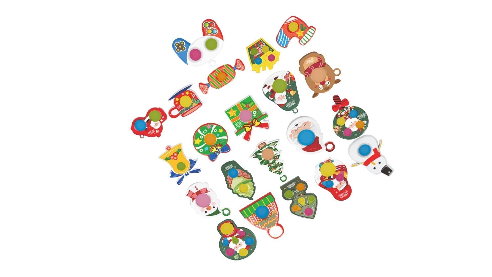 Christmas Simple Dimples Set 3D model_5