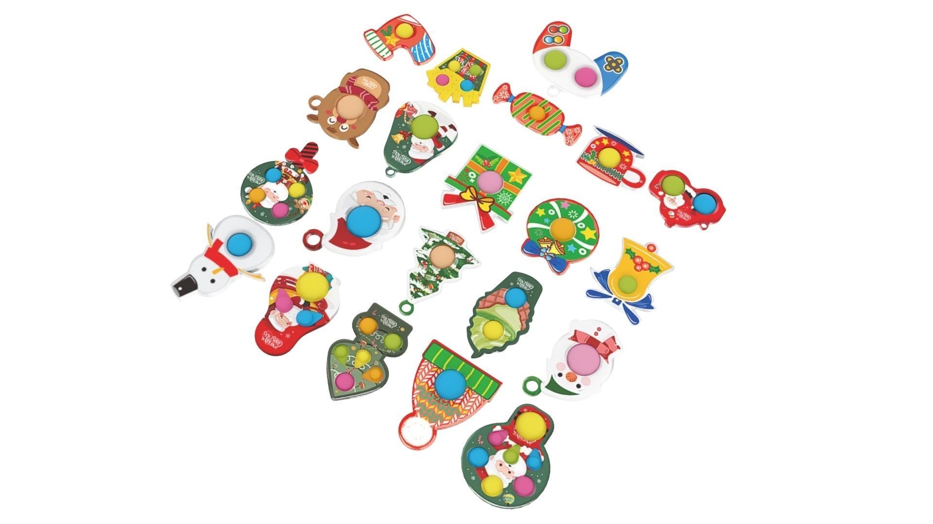 Christmas Simple Dimples Set 3D model_3