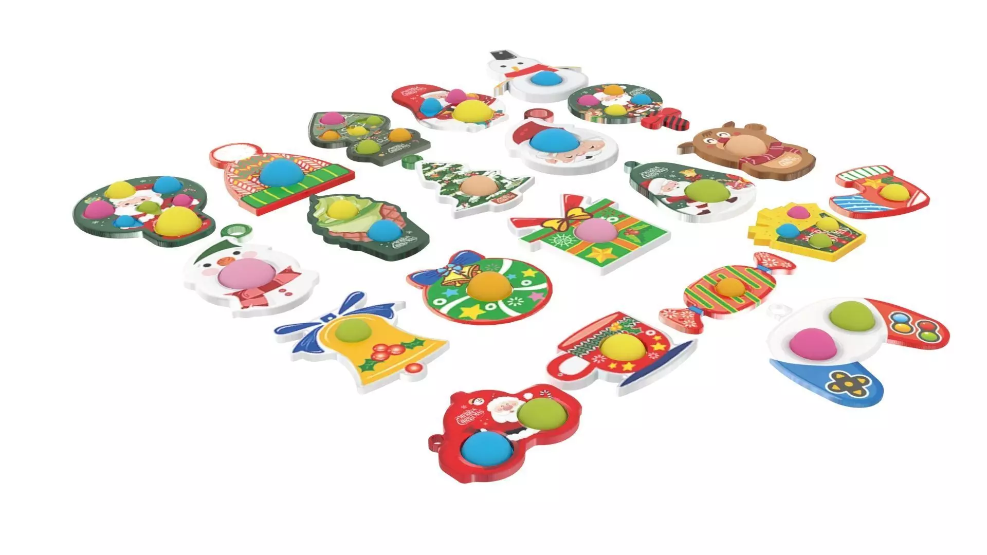 Christmas Simple Dimples Set 3D model_0