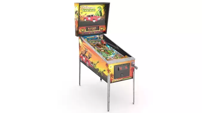 Fast cars and dinosaurs pinball