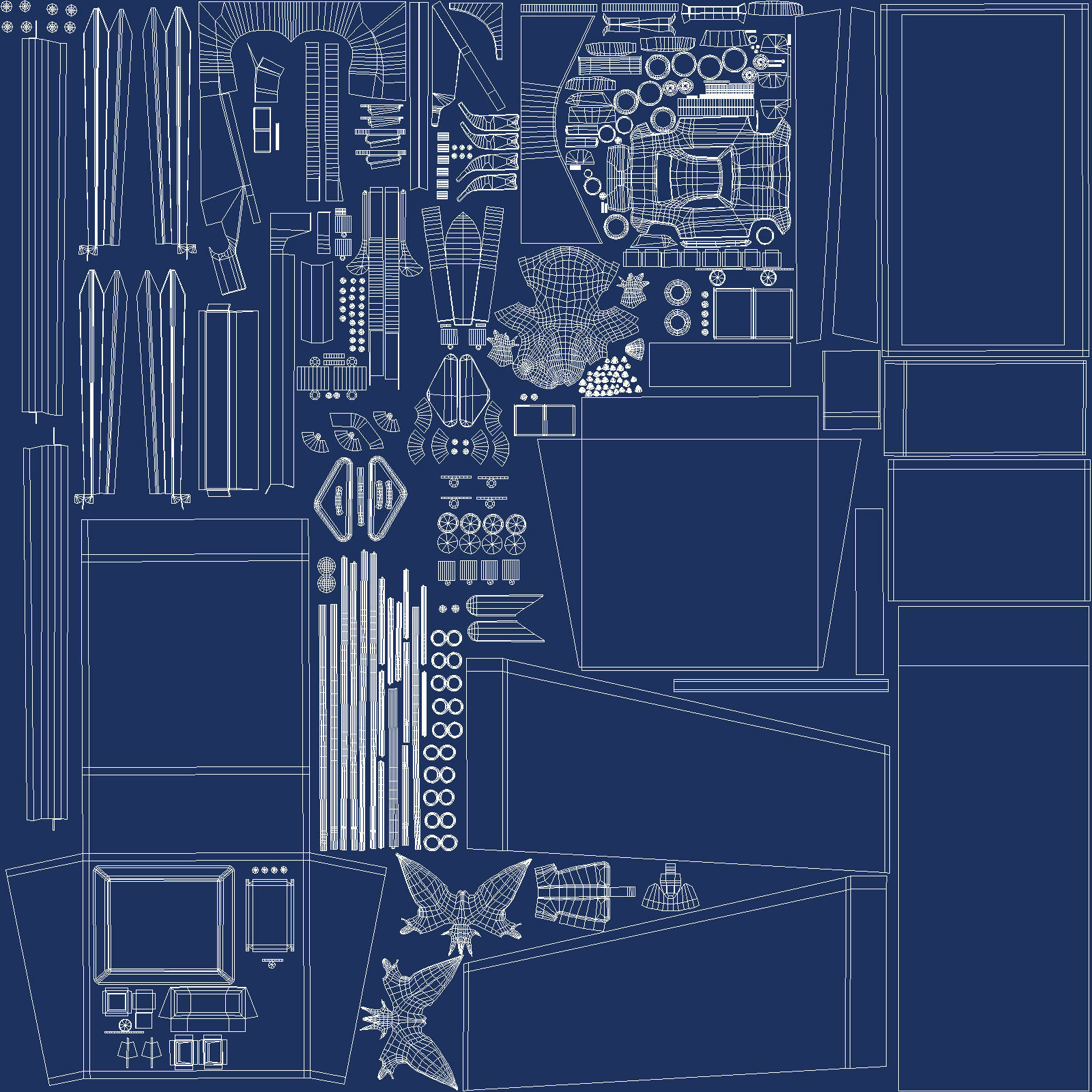 Fast cars and dinosaurs pinball Low-poly 3D model_14