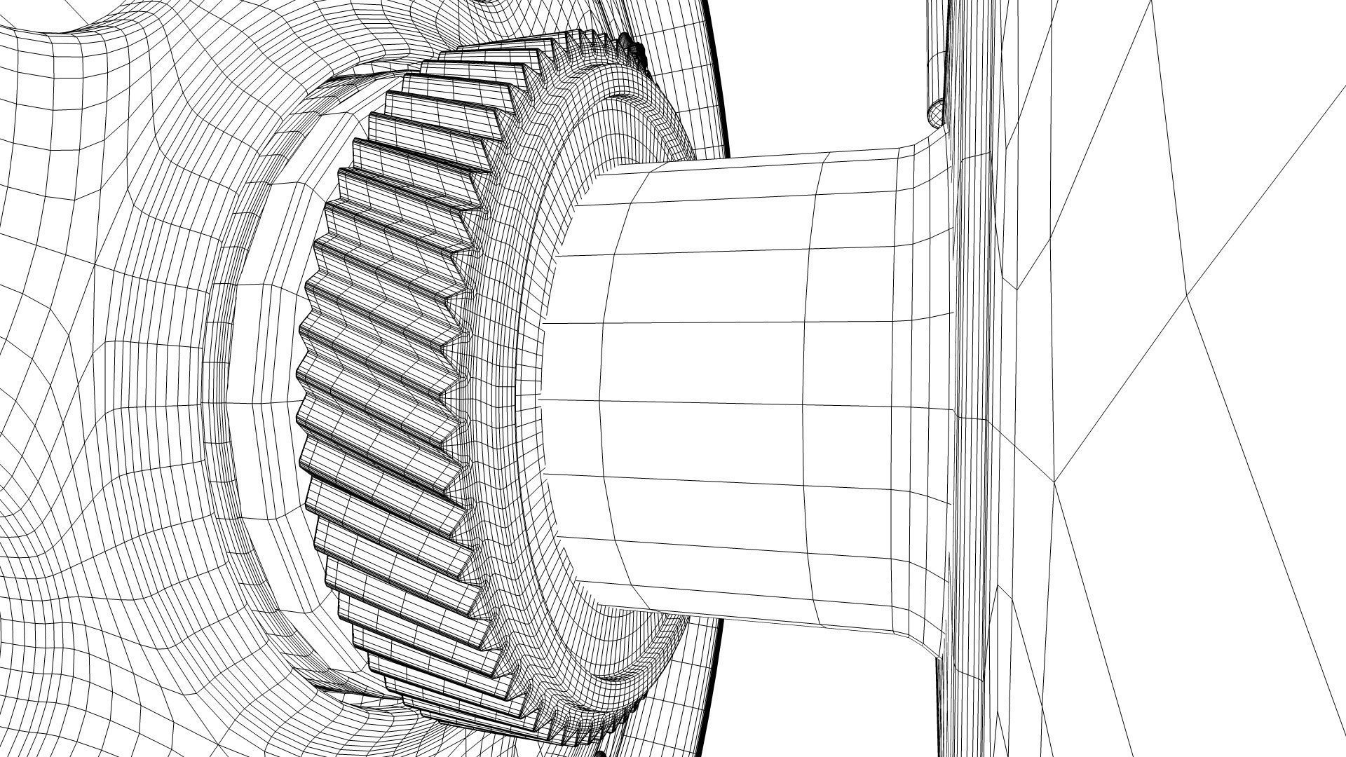 V12 Engine Working Animated 3D model_37